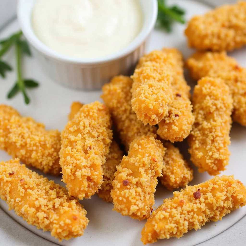 Low Carb Parmesan Chicken Fingers