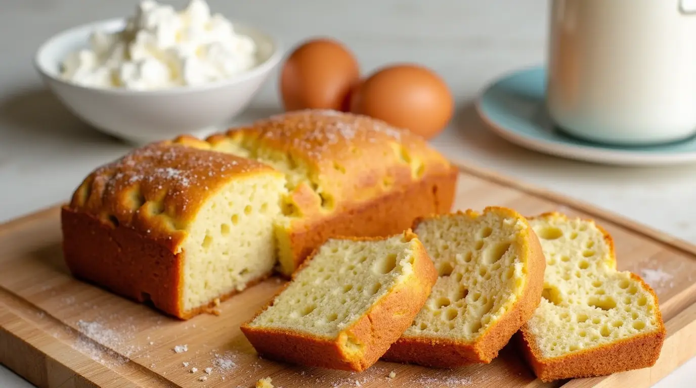 3 ingredient cottage cheese bread